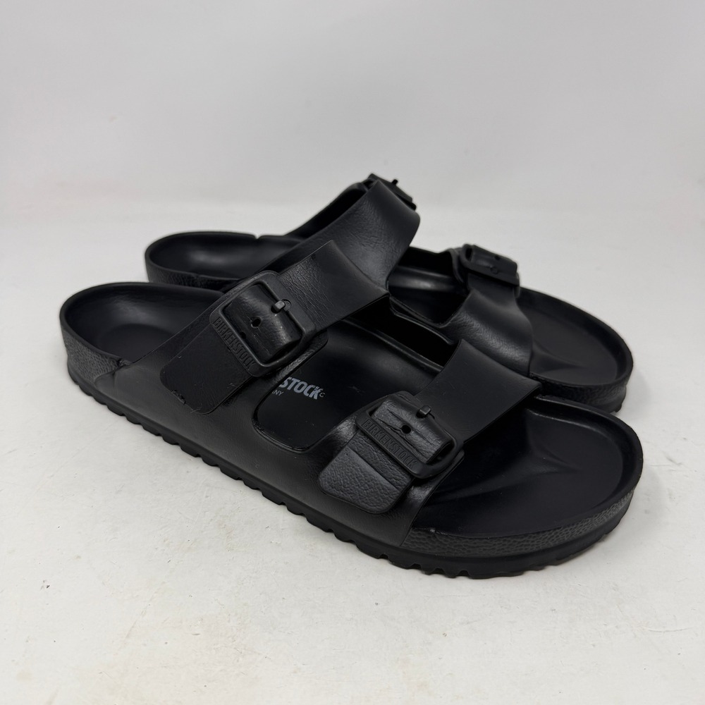 Birkenstock Sandals Mens 11 Arizona EVA Black Waterproof Slide EUC